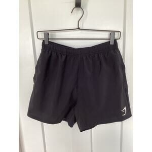 Gymshark Women's Elastic Waist Pull-On Gym Athletic Shorts Black Size Small